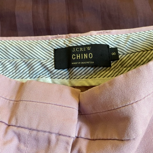J. Crew chino shorts. Size 8